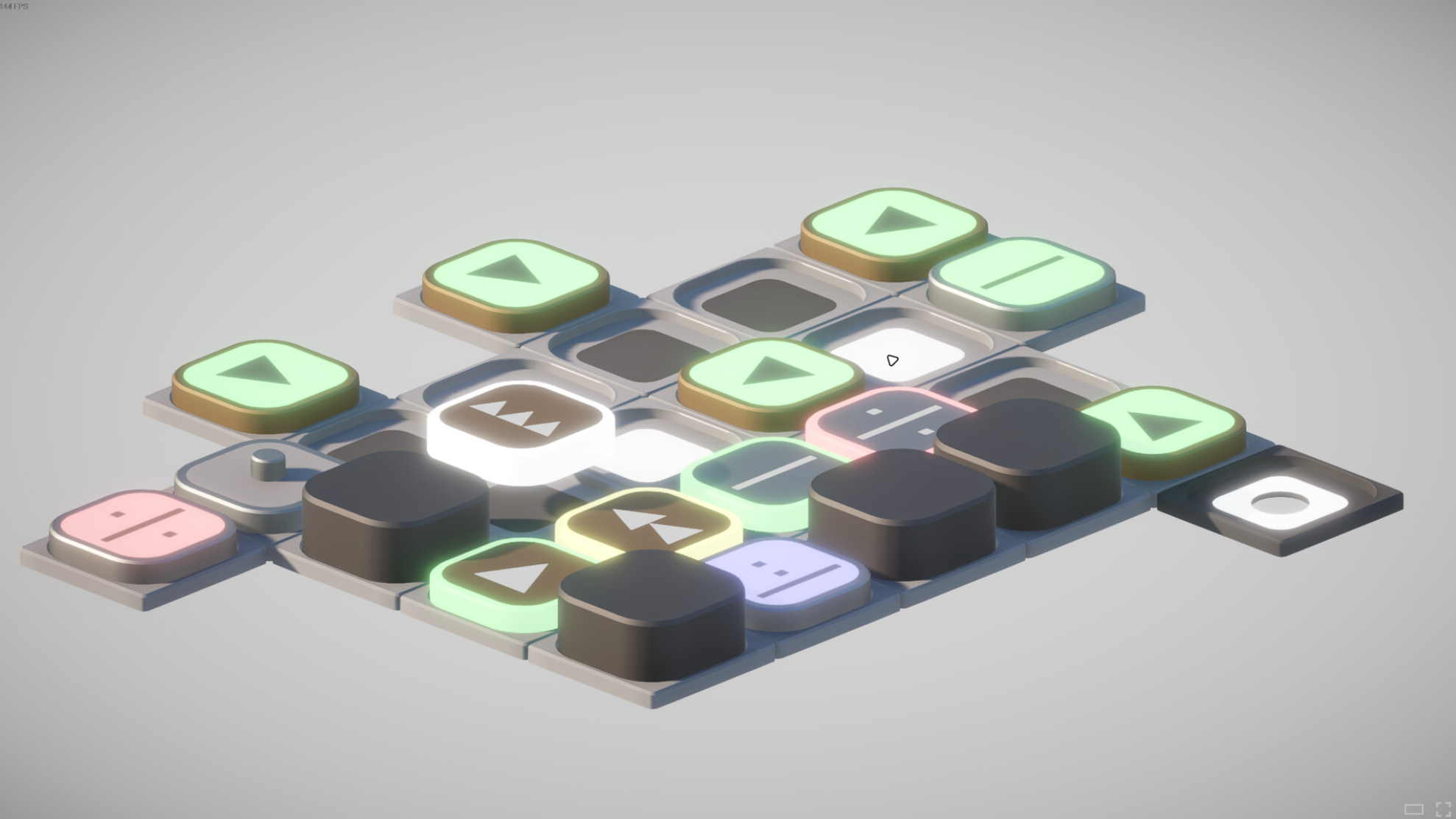 Magtiles glowing tile puzzle
